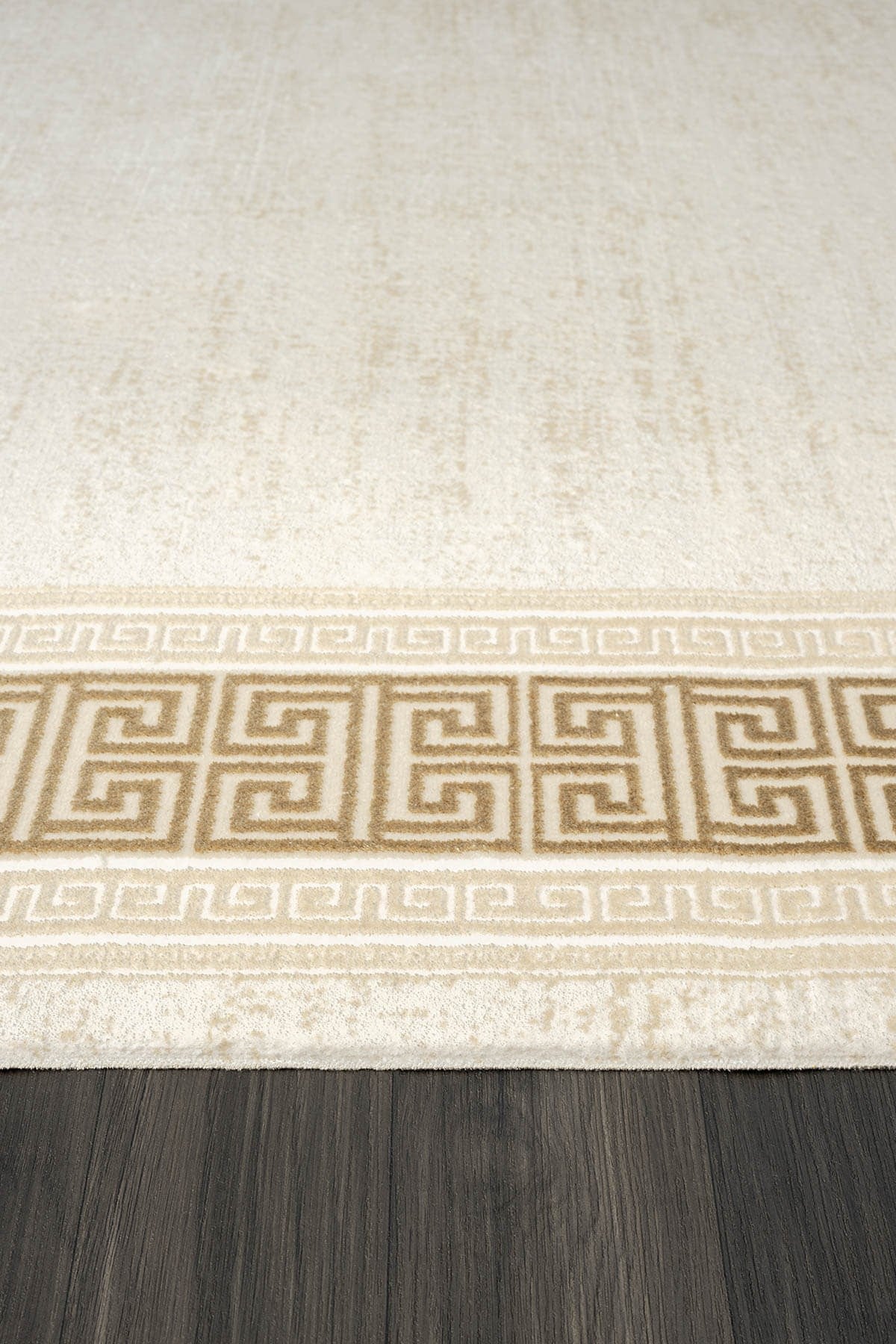 ELEGANCE EG009A BEJ HALI GOLD CERCEVELI MODERN VISKON DOGAL IPLIK BAMBU HALI TOZU AZ SALON HALISI — Görsel 4