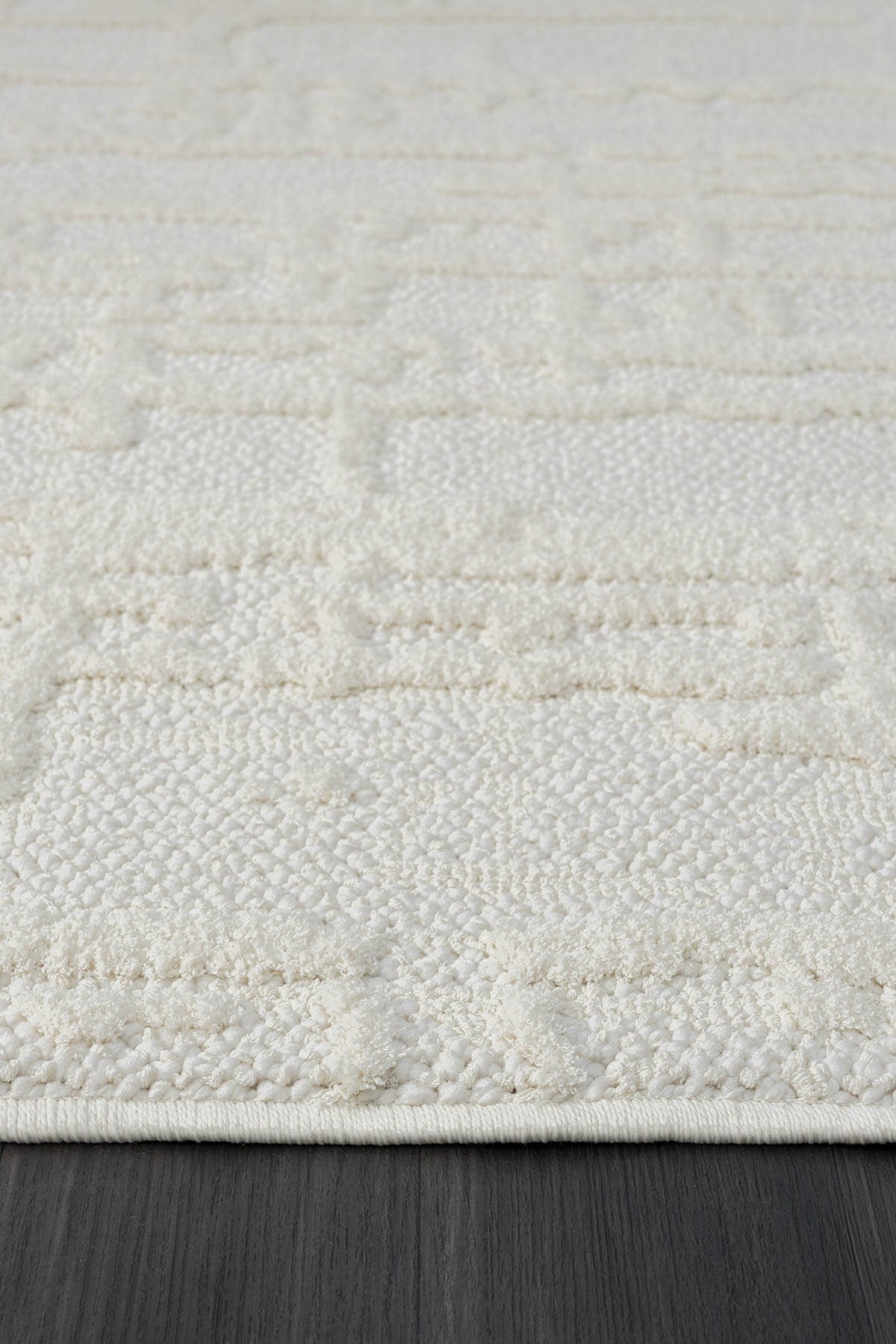 WOOL WL004A BEJ HALI SISAL BUKLE DEKORATIF KABARTMALI HALI TOZSUZ ANTIALERJIK SALON HALISI KORIDOR — Görsel 4