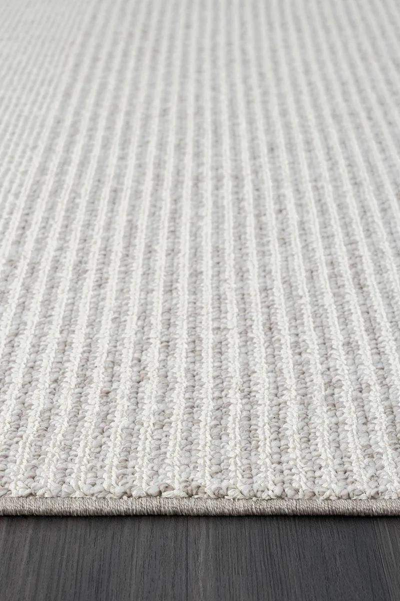 WOOL WL006A GRI HALI SISAL BUKLE DEKORATIF TOZSUZ ANTIALERJIK SALON HALISI YATAK ODASI KORIDOR — Görsel 4