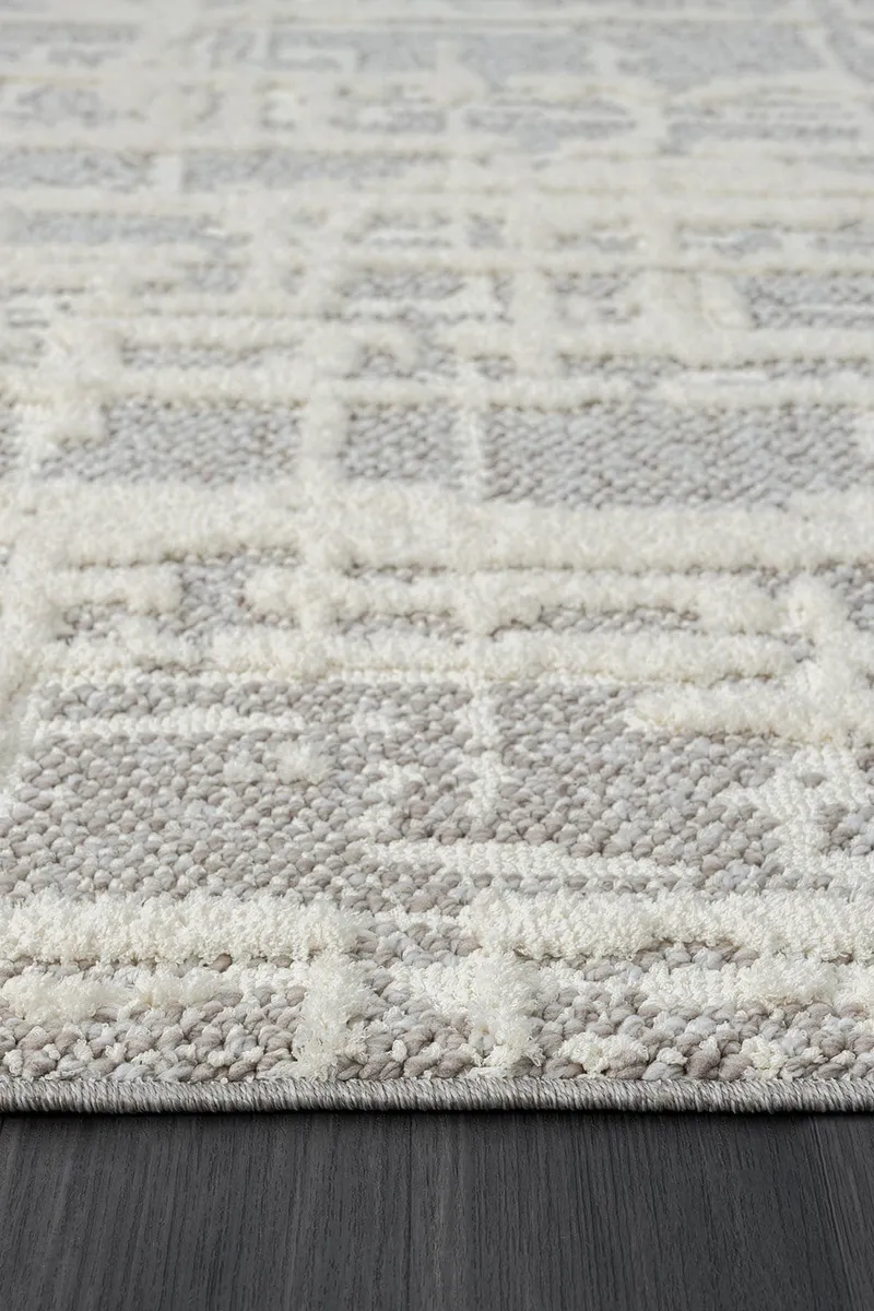 WOOL WL007A BEJ HALI SISAL BUKLE DEKORATIF KABARTMALI HALI TOZSUZ ANTIALERJIK SALON HALISI KORIDOR — Görsel 4