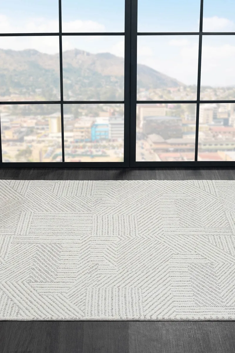 WOOL WL008A BEJ HALI SISAL BUKLE DEKORATIF KABARTMALI HALI TOZSUZ ANTIALERJIK SALON HALISI KORIDOR — Görsel 5